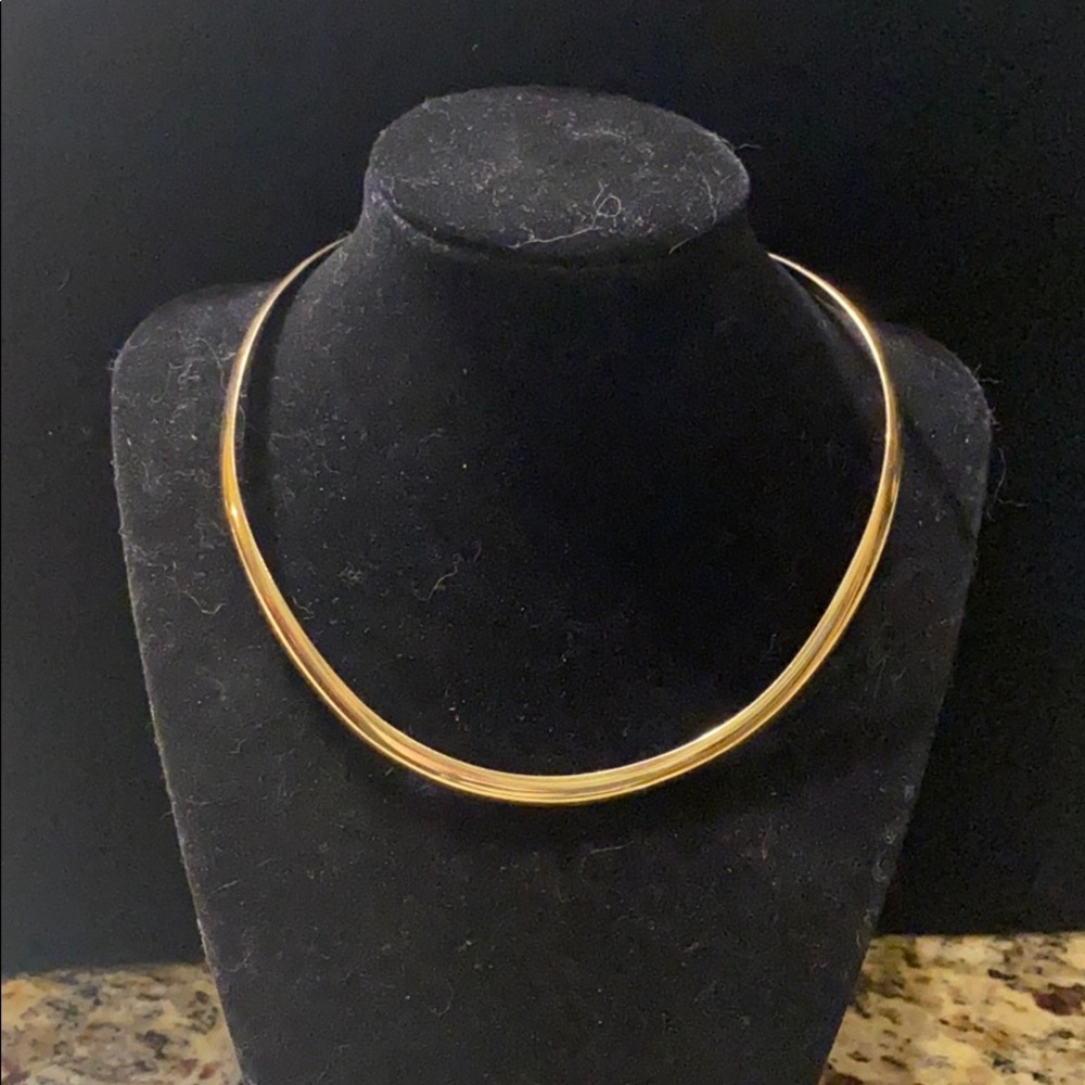 12k Gold filled Cuff Necklace